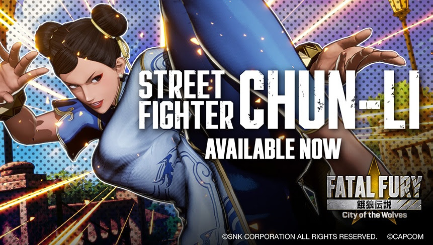 Chun-Li ya se encuentra disponible en FATAL FURY: City of the Wolves